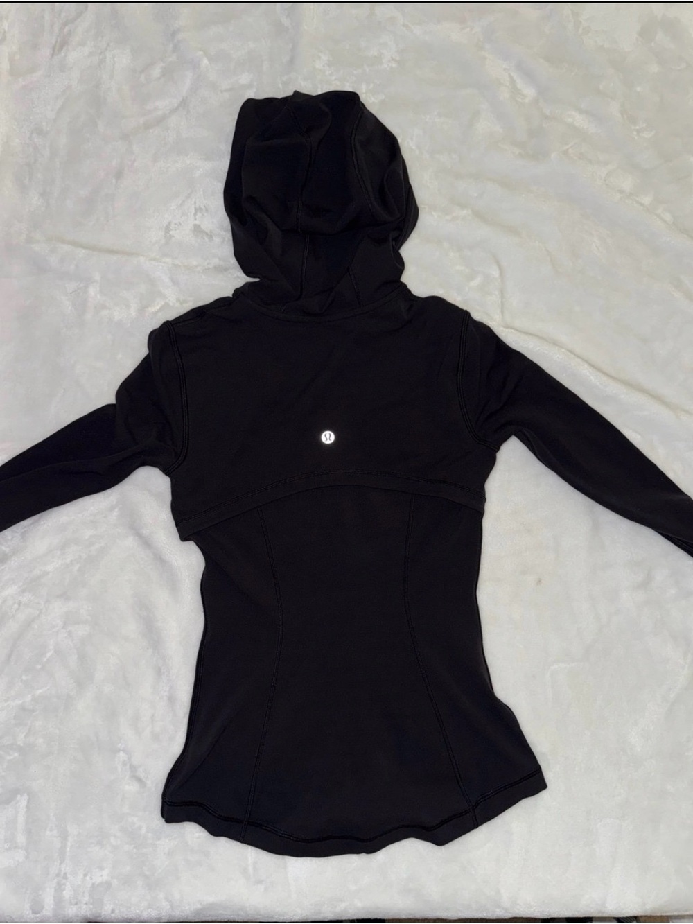 lululemon athletica Black Full-Zip Hooded Jacket - Picture 3 of 4